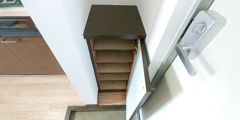 大田区田園調布１丁目のアパートの収納