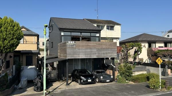 多摩川河川敷沿い　世田谷区鎌田2丁目売地の外観|南き前面多摩川河川敷で日当たり良好です。