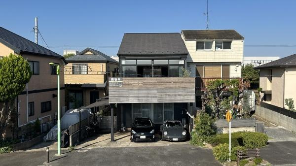 多摩川河川敷沿い　世田谷区鎌田2丁目売地の前面道路含む現地写真|南き前面多摩川河川敷で日当たり良好です。