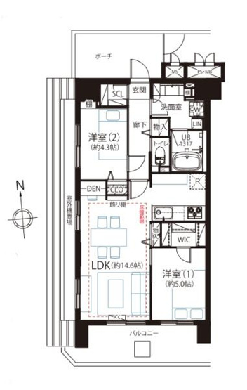 【間取り】 | マイキャッスル大森町エクセレントステージ