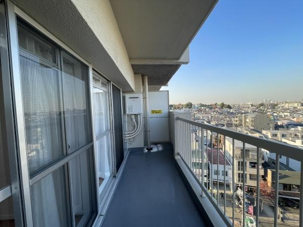 マンション池上のバルコニー|日当たりのよいバルコニー