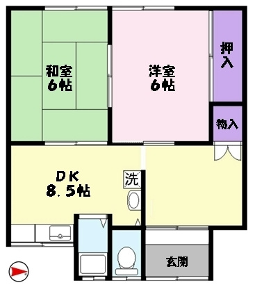 【間取り】 | 桑本貸家