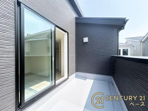 リナージュ宝来町 １号棟 ／新築一戸建のバルコニー|■日当たりのよいバルコニー！洗濯物もよく乾きます！■