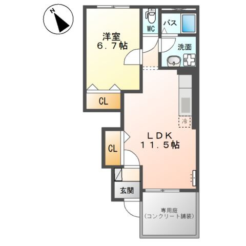 【間取り】 | ＡＮＤ　ＯＮＥ　東棟