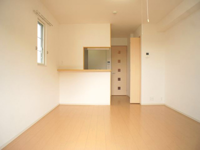 【居間・リビング】 | サンディーアＣ | 快適に過ごせるエアコンが付いています♪