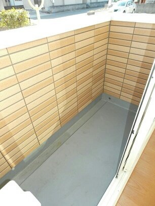 ソレイユ友Ｂ棟のバルコニー