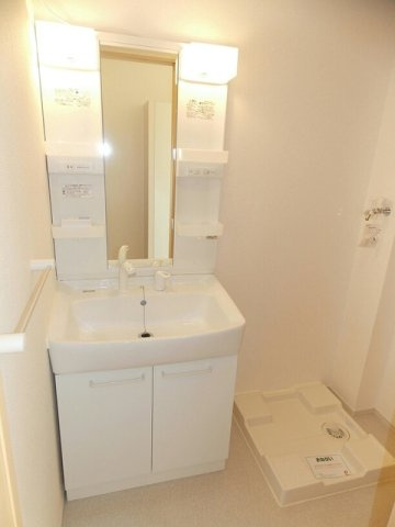 プラシード　パラッツオの洗面所