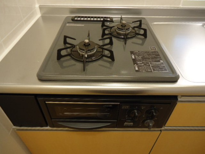 【キッチン】 | ライツ南曽根 | グリル付き２口ガスコンロ