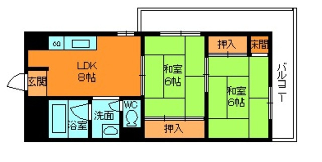 三郷駅前マンションの間取り