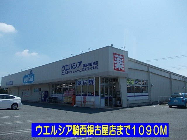 プラシードⅤの周辺|ウェルシア騎西根古屋店まで1090m