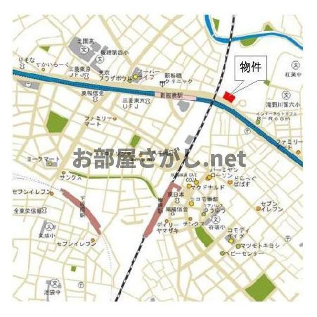 パークアクシス新板橋ウエスト【おとり物件なし】#駅近 #板橋区の地図