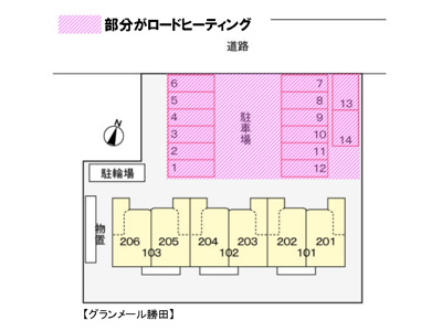 【区画図】 | グランメール勝田