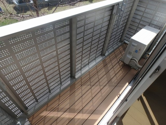 ナスガ　Aのバルコニー