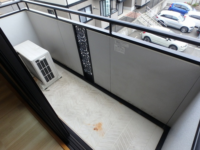 サンフレッシュS.I　Aのバルコニー