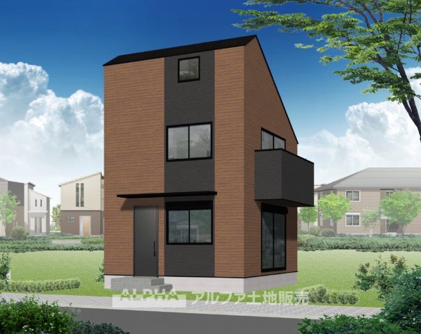 ~東大和新堀~Brand-New Detached Houseの外観パース|【Garden with Artificial Grass】
◆人工芝のお庭◆いつでも美しい緑が広がる人工芝の庭。お手入れいらずで清潔感があり、家族が心地よく過ごせる憩いのプライベート空間です。