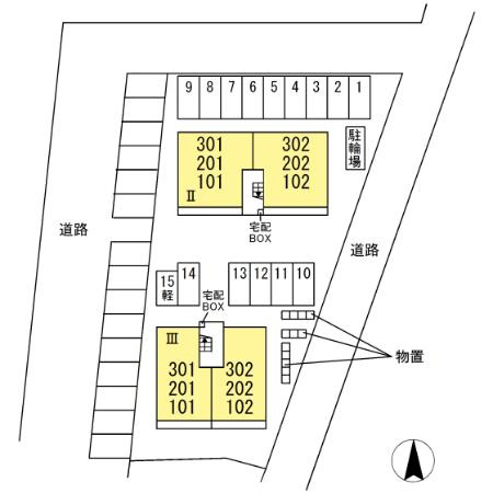 グローリアスⅢの区画図