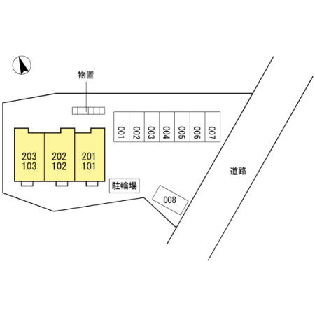 プランドールの区画図