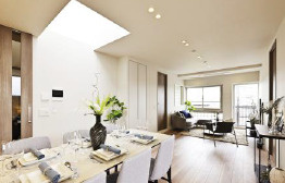 松原フラットの居間・リビング