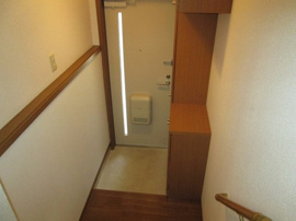 ゆったりとした玄関です