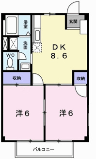 【間取り】 | グリーンハイツ三木