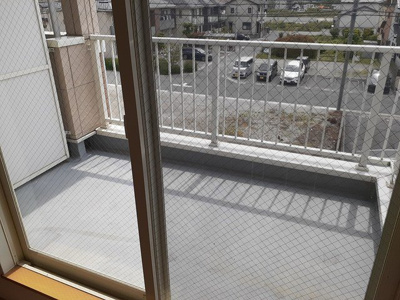 【バルコニー】 | セレーノ・Ａ | 陽当たり良好なバルコニーです