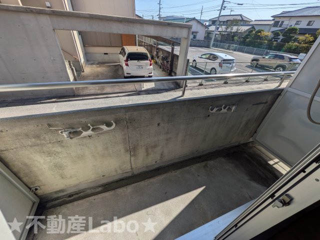 リベロハイツのバルコニー