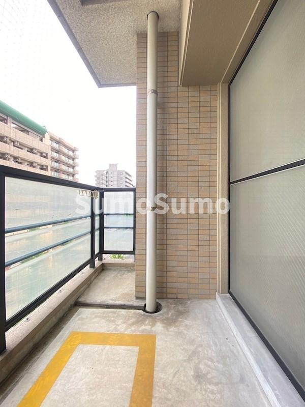 ジェイド博多のバルコニー