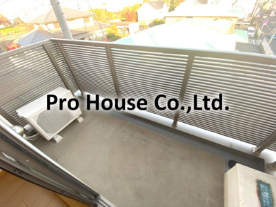 【バルコニー】 | ベル・ソレイユB | 写真は2階別部屋です。