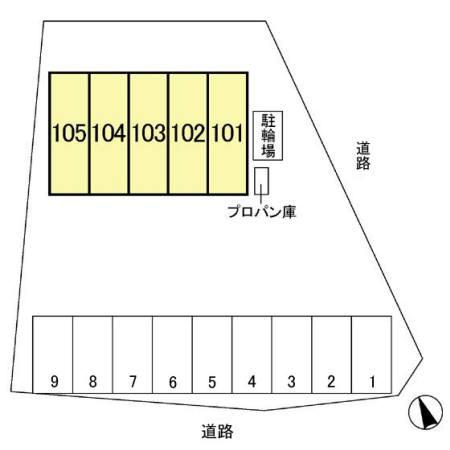 プレジオⅠの区画図|他社様掲載物件もまとめてご紹介、ご案内可能です(^^)/
