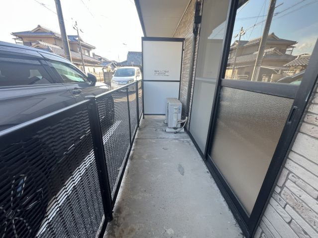 フォブールジャミンのバルコニー