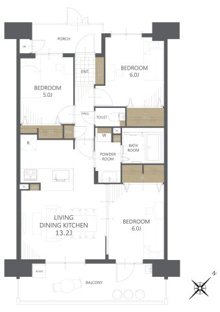 【間取り】シンクレア柴又パークサイド 