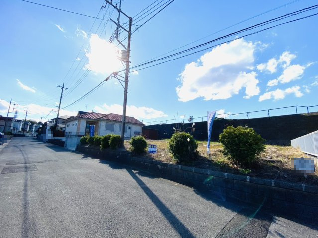 八街市文違の前面道路含む現地写真