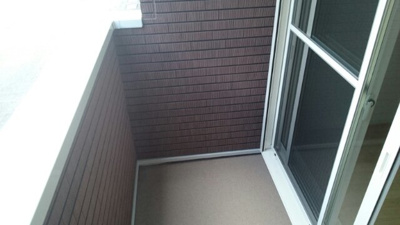 【バルコニー】 | ヴェルデⅡ | 広々としたバルコニーです