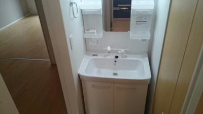 【洗面所】 | ヴェルデⅡ | 使いやすい洗面所です