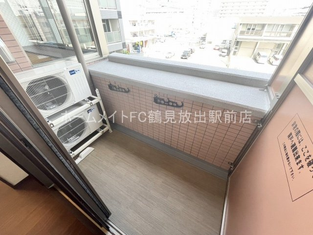 東大阪市長田中１丁目の賃貸マンションのバルコニー