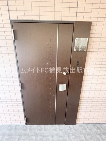 東大阪市長田中１丁目の賃貸マンションの玄関