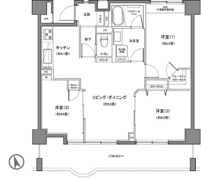 横浜市都筑区桜並木の中古マンションの画像