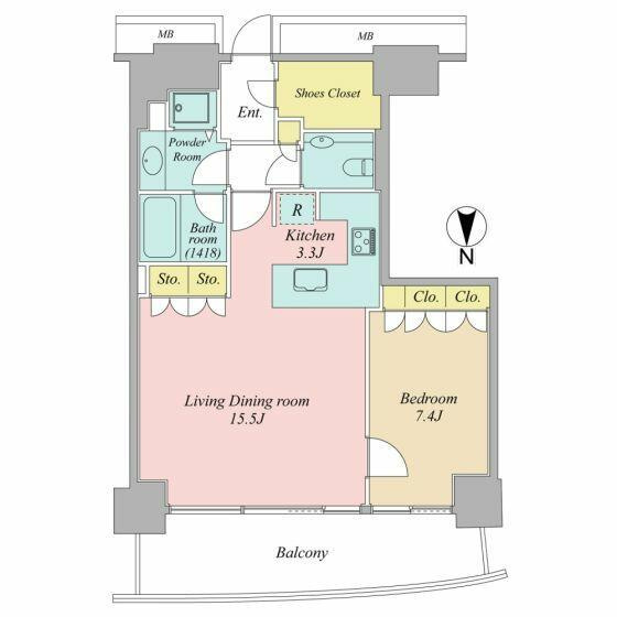 横浜市西区みなとみらい４丁目の中古マンションの画像