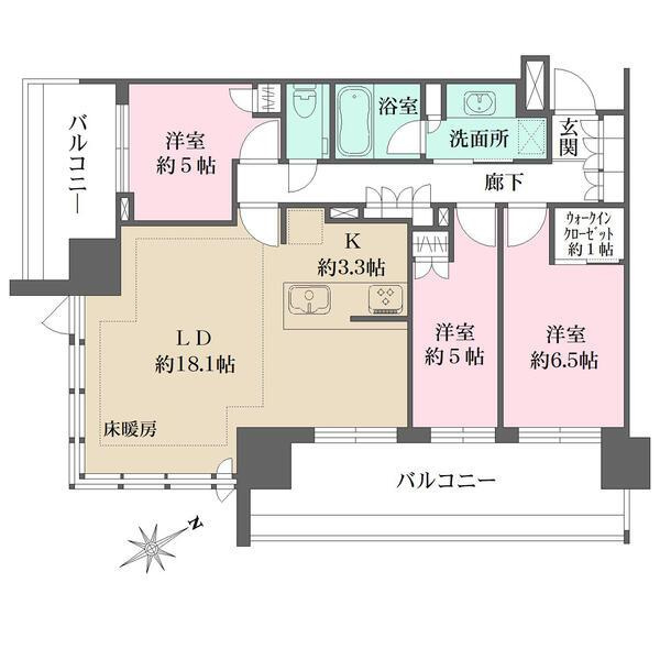 横浜市神奈川区羽沢南２丁目の中古マンションの画像