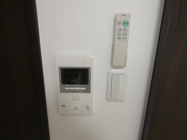 ザ・テラス大道のセキュリティ|モニター付きインターホンです