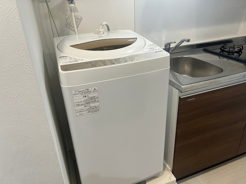 ザ・テラス大道の設備|洗濯機付きです
