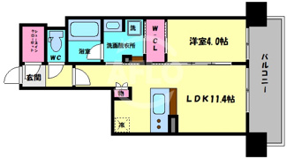 【間取り】 | イニシアブランなんば | イニシアブランなんば　間取り