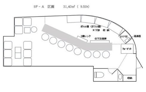 【間取り】 | 北野坂Fビル