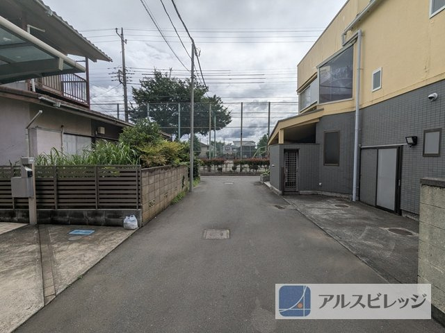 新築/立川市砂川町１丁目　第２４全１棟の前面道路含む現地写真