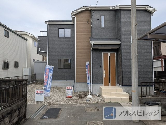 新築/立川市砂川町１丁目　第２４全１棟の前面道路含む現地写真