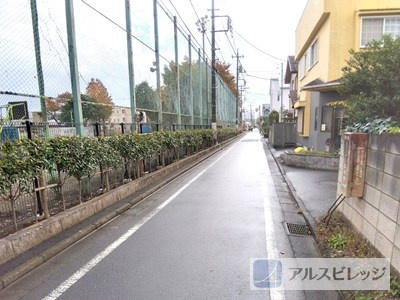 新築/立川市砂川町１丁目　第２４全１棟の前面道路含む現地写真|前面道路含む現地写真です