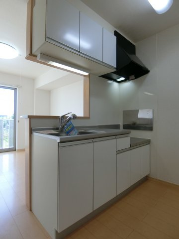 シーガーディアンⅡのキッチン|イメージ205号室の写真（反転あり）