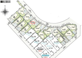 【区画図】 | アイタウン木津川市城山台３丁目 | 区画図
