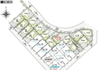 【区画図】 | アイタウン木津川市城山台３丁目 | 区画図