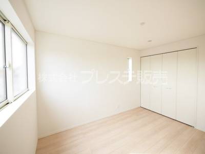 【洋室】 | 奈良市押熊町の新築一戸建 全２区画 | 現地写真（１号地２階洋室）